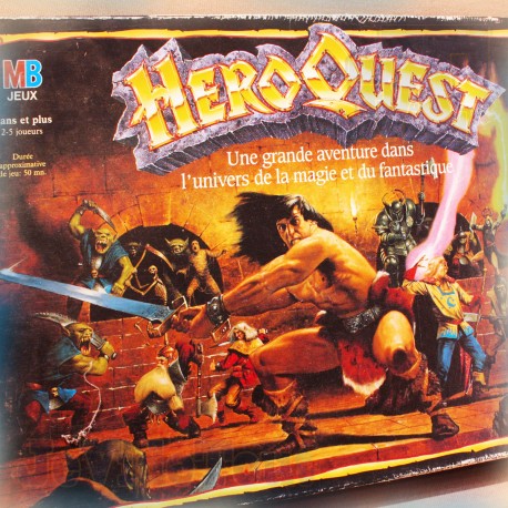 HeroQuest + 2 Extensions - LOT - 1989 - Jeu de Société - MB - Vintage