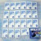 World Cup USA 94 - Lot X22 Autocollants Stickers Panini - France Vintage 1994