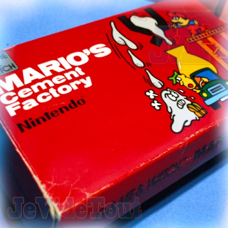 Game And Watch - Mario's Cement Factory - 1983 - Nintendo - Jeu Electronique Vintage 80'S