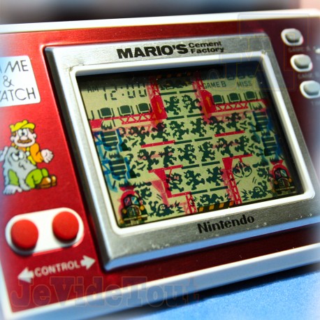 Game And Watch - Mario's Cement Factory - 1983 - Nintendo - Jeu Electronique Vintage 80'S