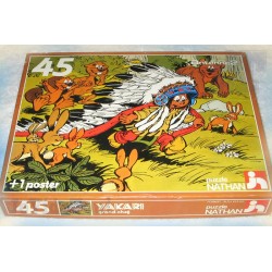 Yakari - Puzzle X45 - Nathan - 1982 - Récré A2