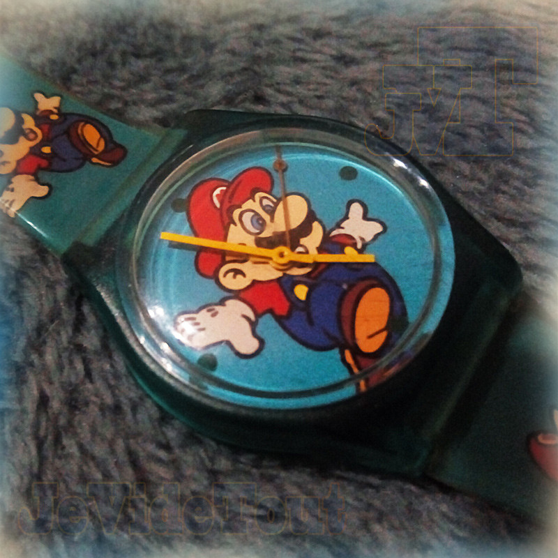 Super Mario Bros Montre Seiko Collection Nintendo Vintage 03 Rare