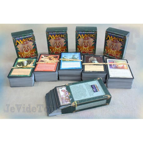 Cartes Magic - Mirage - Collection - GROS LOT +500 Cartes - 1995/96