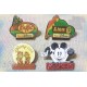 Disney - Pin's - LOT X4 - Vintage - Rare - 80's 90's