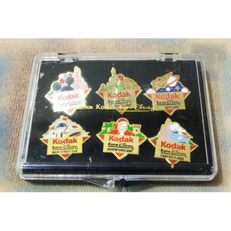 Pin's - Kodak - Collection Euro Disney 1992 - Complet - Vintage - Rare - Pub 80's 90's