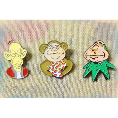 Bebete Show - Pin's - LOT X3 - Vintage - Rare - PUB - Années 80 90