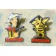 Pin's - Pub Vintage - LOT X2 - Lucky Luke - Vache Qui Rit - Pub 80's 90's