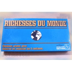 Les Richesses Du Monde - 1982 - Jeu de Société - Nathan - Vintage