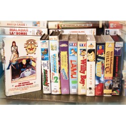 LOT X10 VHS 80/90 - DESSIN ANIME VINTAGE - Episodes - Galaxy Rangers - Lamu - Gobots.. - Club Dorothée - RARE